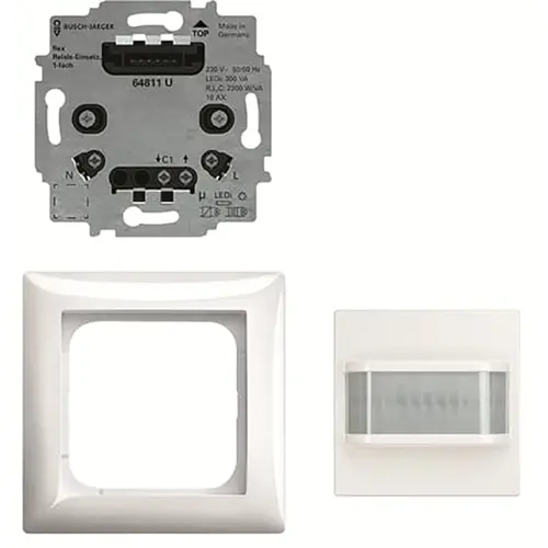 Busch-Jaeger 64762 UJ-914 bewegingsmelder met comfort-sensor en selectlens compleet Balance SI