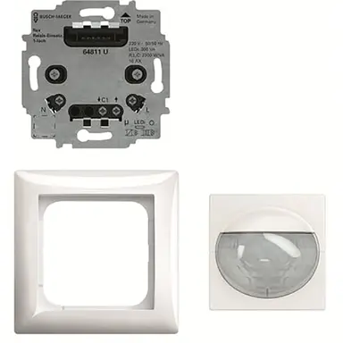 Busch-Jaeger 64764 UJ-914 bewegingsmelder met comfort-sensor en multilens compleet Balance SI