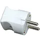 Kopp 170202000 contactstop met randaarde recht 16A wit