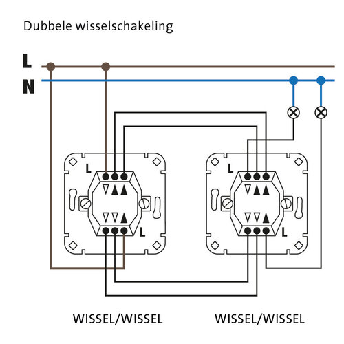 Kopp 503300007 wissel-wisselschakelaar