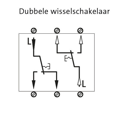 Kopp 503300007 wissel-wisselschakelaar