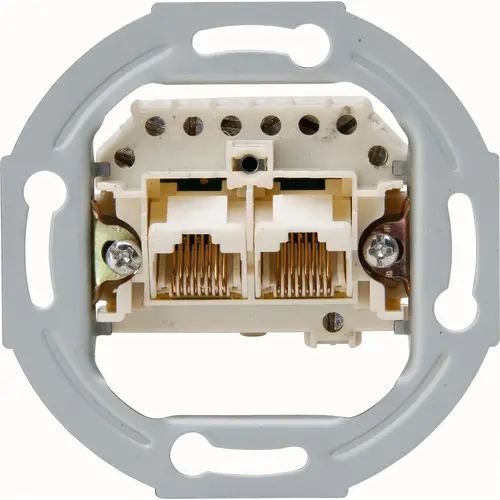 Kopp 33369401 UAE sokkel voor telefoon en data 2-voudig RJ11/12 RJ45