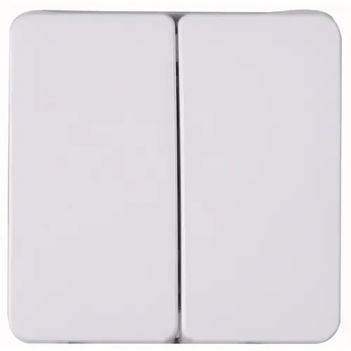 Kopp 331413003 schakelwip 2-voudig HK02 Milano arctic wit