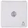 Kopp 330213006 schakelwip controlevenster met licht symbool HK02 Milano arctic wit