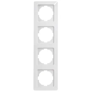 Kopp 305913001 afdekraam 4-voudig HK02 Milano arctic wit