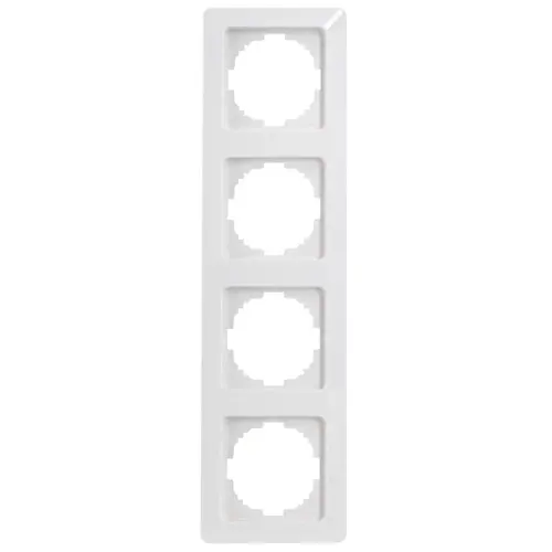 Kopp 305913001 afdekraam 4-voudig HK02 Milano arctic wit
