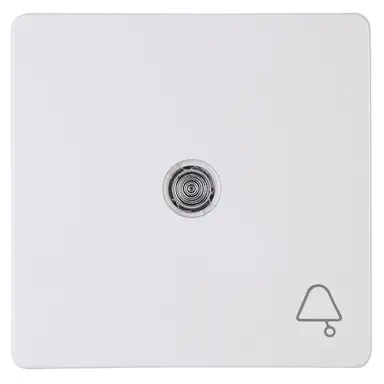 Kopp 333952007 schakelwip controlevenster met bel symbool HK05 Paris arctic wit