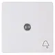 Kopp 333952007 schakelwip controlevenster met bel symbool HK05 Paris arctic wit