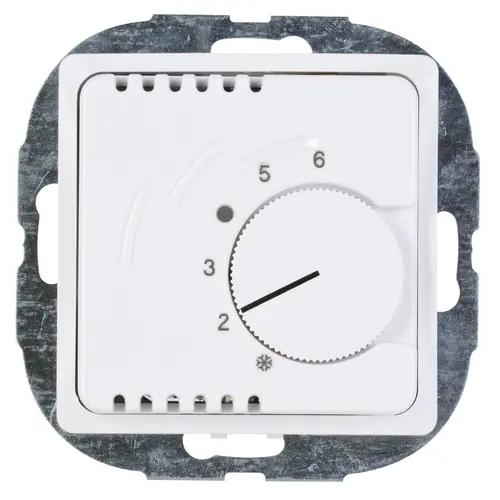 Kopp 290402010 kamerthermostaat 1100W met wisselcontact HK05 Paris arctic wit