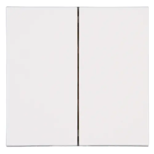 Kopp 490329007 schakelwip 2-voudig HK07 Athenis helder wit glans