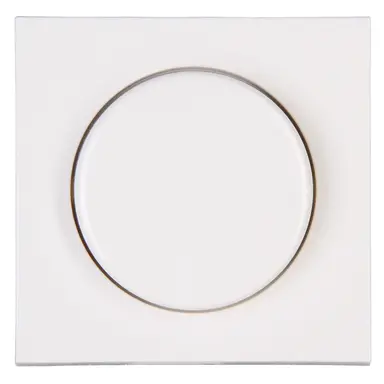 Kopp 490629006 dimmerknop druk-draaidimmer HK07 Athenis helder wit glans
