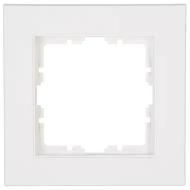 Kopp 402129000 afdekraam 1-voudig HK07 helder wit glans