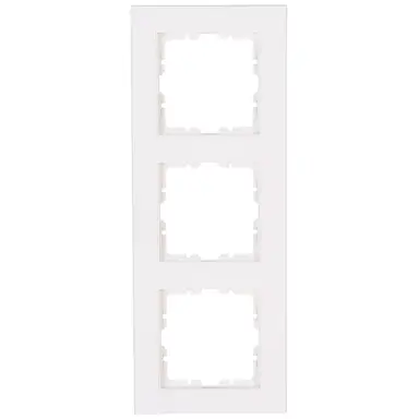 Kopp 402729008 afdekraam 3-voudig HK07 helder wit glans