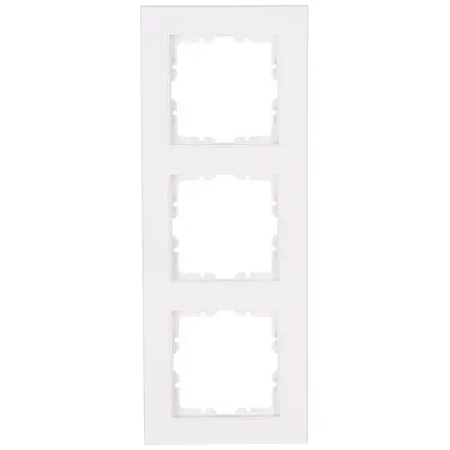 Kopp 402729008 afdekraam 3-voudig HK07 helder wit glans