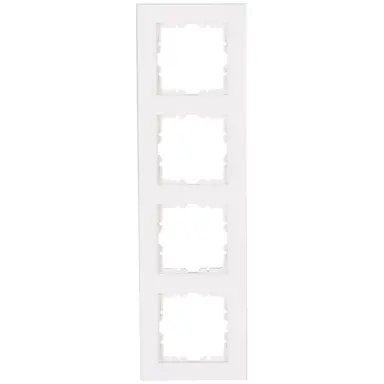 Kopp 402829001 afdekraam 4-voudig HK07 helder wit glans