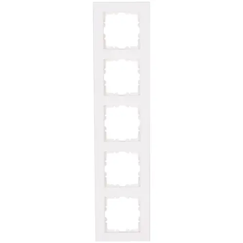 Kopp 402929004 afdekraam 5-voudig HK07 helder wit glans