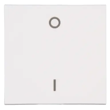 Kopp 491929006 schakelwip met opdruk 0 - I HK07 Athenis helder wit glans