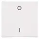 Kopp 491929006 schakelwip met opdruk 0 - I HK07 Athenis helder wit glans