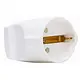Kopp 183229001 koppelcontactstop met randaarde recht 16A wit