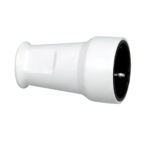 Kopp 182702004 koppelcontactstop met randaarde recht 16A wit