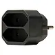 Kopp 174105004 stekker contactstop 2 eurostekkers zwart