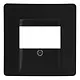 Kopp 326050004 centraalplaat USB/TAE/luidspreker HK05 Paris zwart mat