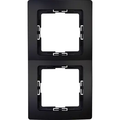 Kopp 308550007 afdekraam 2-voudig HK05 Paris zwart mat