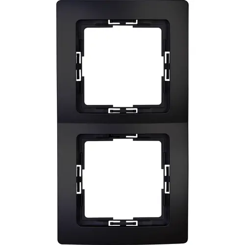 Kopp 308550007 afdekraam 2-voudig HK05 Paris zwart mat