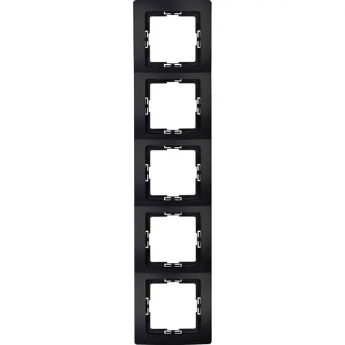 Kopp 308350001 afdekraam 5-voudig HK05 Paris zwart mat