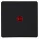Kopp 334698003 schakelwip controlevenster rood HK05 Paris zwart mat