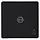 Kopp 339450006 schakelwip controlevenster met licht symbool HK05 Paris zwart mat