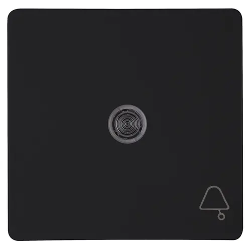 Kopp 339550009 schakelwip controlevenster met bel symbool HK05 Paris zwart mat