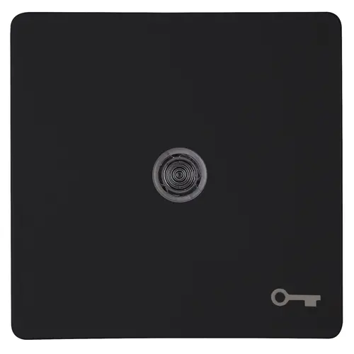 Kopp 339650002 schakelwip controlevenster met sleutel symbool HK05 Paris zwart mat