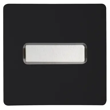 Kopp 334250005 schakelwip met tekstveld HK05 Paris zwart mat