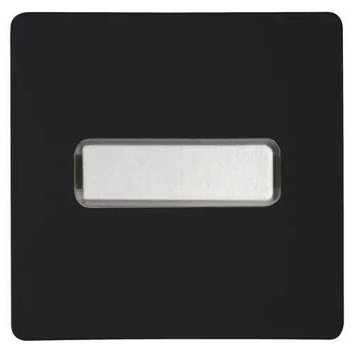 Kopp 334250005 schakelwip met tekstveld HK05 Paris zwart mat