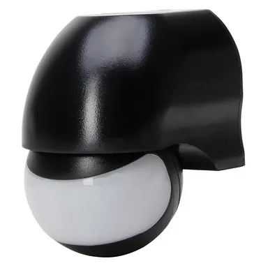 Kopp 823815014 INFRAcontrol R 180gr. infrarood bewegingsschakelaar 3-draads 1000W zwart