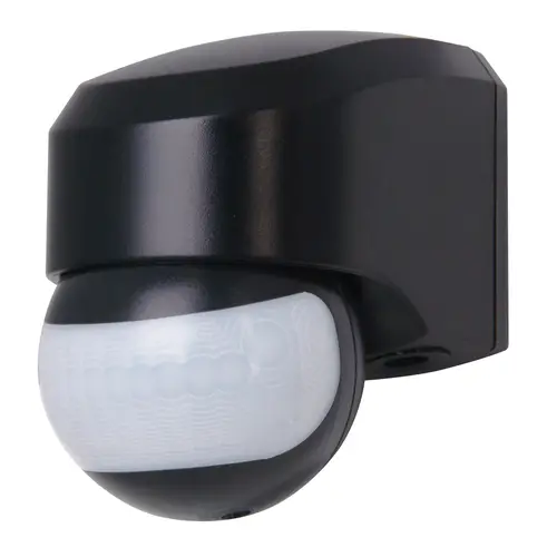 Kopp 823805017 INFRAcontrol R 180gr. infrarood bewegingsschakelaar 3-draads 1000W zwart