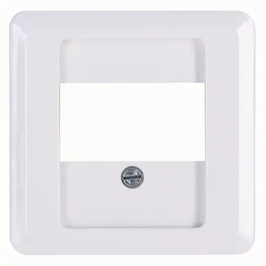 Kopp 358113005 centraalplaat USB/TAE/luidspreker HK02 Milano arctic wit