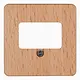 Kopp 358131007 centraalplaat USB/TAE/luidspreker HK02 Milano beuken