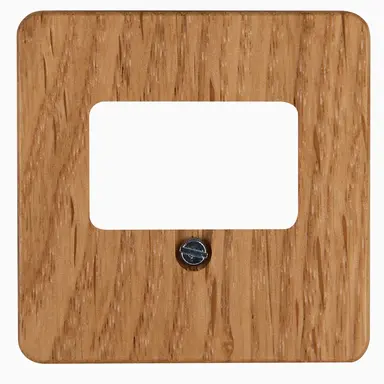 Kopp 358130006 centraalplaat USB/TAE/luidspreker HK02 Milano eiken