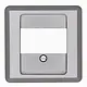 Kopp 358120009 centraalplaat USB/TAE/luidspreker HK02 Milano staal grijs