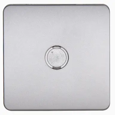 Kopp 331120008 schakelwip controlevenster transparant HK02 Milano staal grijs