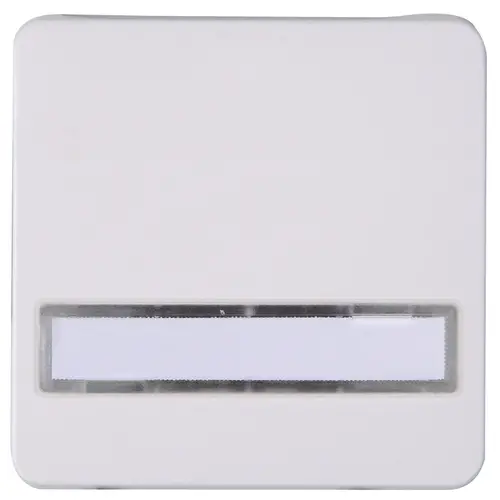 Kopp 330513005 schakelwip met tekstveld HK02 Milano arctic wit