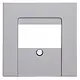 Kopp 373147009 centraalplaat USB/TAE/luidspreker HK07 Athenis staal grijs