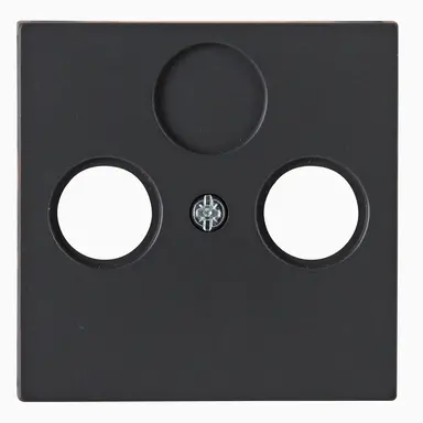 Kopp 490915004 centraalplaat antenne / COAX wandcontactdoos HK07 Athenis antraciet