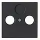 Kopp 490915004 centraalplaat antenne / COAX wandcontactdoos HK07 Athenis antraciet