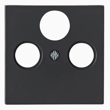 Kopp 491015008 centraalplaat antennecontactdoos TV / radio + SAT HK07 Athenis antraciet