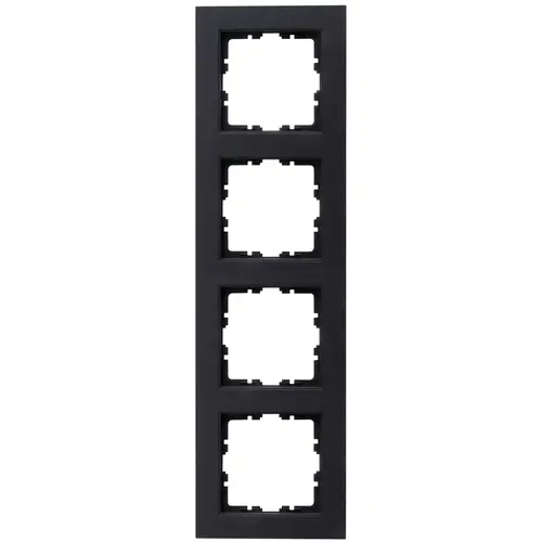 Kopp 402815000 afdekraam 4-voudig HK07 antraciet