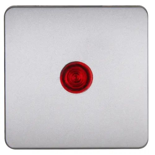 Kopp 331121009 schakelwip controlevenster rood HK02 Milano staal grijs