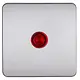 Kopp 331121009 schakelwip controlevenster rood HK02 Milano staal grijs